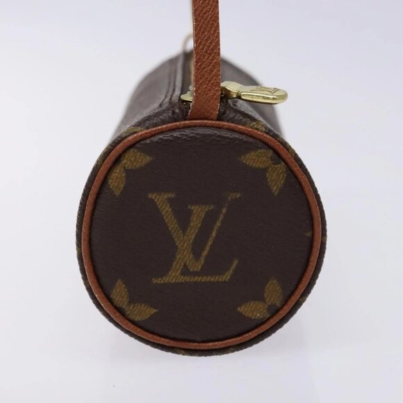 LOUIS VUITTON Monogram Papillon Pouch LV Auth BA4883 - Picture 5 of 16